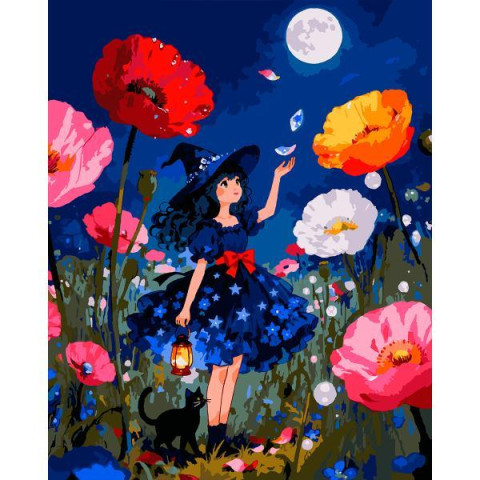 Картина по номерам SANTI Маленькая фея 40х50 см (955787)