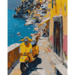 Алмазная мозаика SANTI Романтическое побережье 40х50 см на подрамнике (956049)