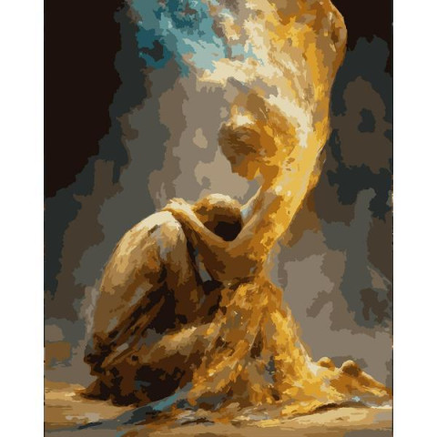 Картина по номерам SANTI Объятия света 40х50 см LED подсветка (956657)