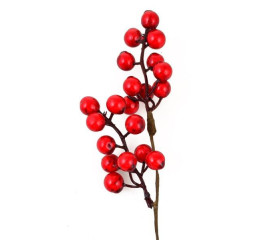 Гілка декоративна Yes! Fun з червоними ягодами, 24см (973526)