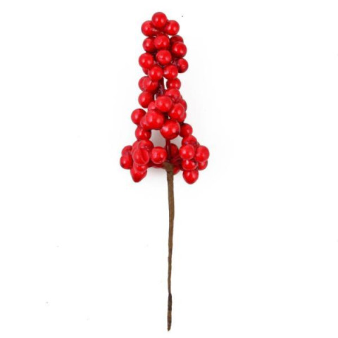 Гілка декоративна Yes! Fun з червоними ягодами, 15см (973527)