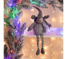 Олень новорічний Yes! Fun, 61 см, сірого кольору (973608) арт: 973608-tp