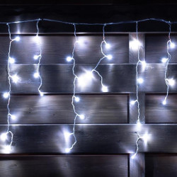 Гірлянда світлодіодна бахрома Novogod‘ko, 84 LED, холодний білий, 2,1*0,7 м, 8 реж., конн (973769) арт: 973769-tp