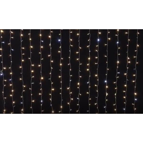 Електрогір. штора Novogod‘ko, 272 LED, теплий білий, 3*2,6 м, мерехтіння (973773) арт: 973773-tp