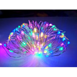 Гірлянда світлодіодна нитка Novogod‘ko мідному дроті, 100 LED, багатокол., 10 м, статичне (973781) арт: 973781-tp