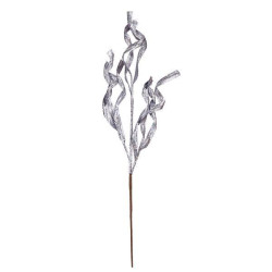 Ветка декоративная Yes! Fun Спирали 69 см, серебро, глиттер (973874)
