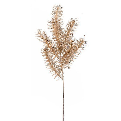 Ветка декоративная Yes! Fun Пушистая 51 см, золото, глиттер (973902)