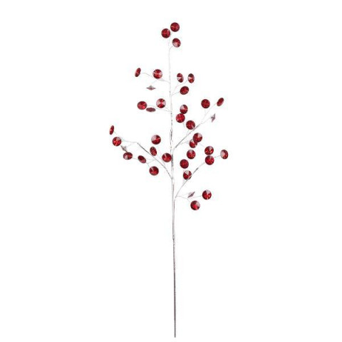 Гілка декоративна Yes! Fun Кристали, 60 см, червона (973920) арт: 973920-tp