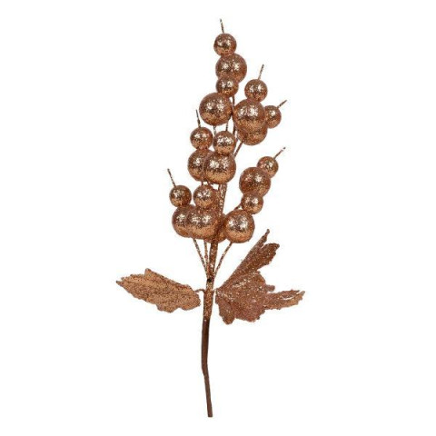 Гілка декоративна Yes! Fun з золотими ягодами, 24 см, гліттер (973924) арт: 973924-tp