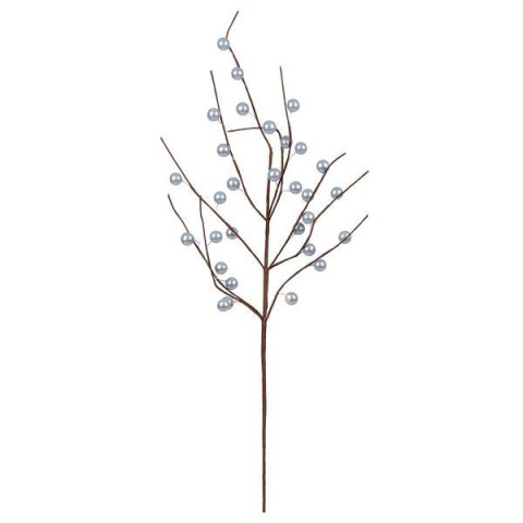 Ветка декоративная Yes! Fun с голубыми бусинами, 68 см (973948)