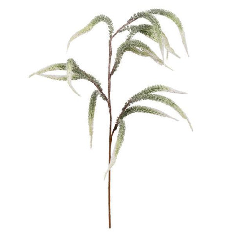 Гілка декоративна Yes! Fun Колосок, 75 см, світло-зелена, засніжена (973954) арт: 973954-tp