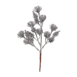 Гілка декоративна Yes! Fun, 21 см, срібло, гліттер (973980) арт: 973980-tp
