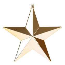 Новорічна іграшка Novogod‘ko Зірка, пластик, 30 cм, золото, глянець (974087) арт: 974087-tp