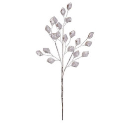 Ветка декоративная Yes! Fun с кристаллами, 35 см, серебро (974103)