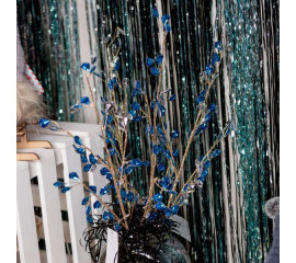 Ветка декоративная Yes! Fun с кристаллами, 50 см, синяя (974110)