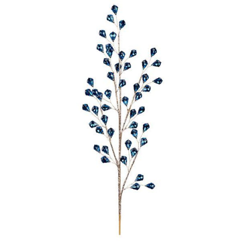 Ветка декоративная Yes! Fun с кристаллами, 50 см, синяя (974110)