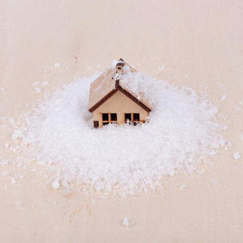 Снег искусственный Novogod‘ko, белый, крупный, 80 г (974170)