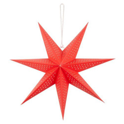 Зірка паперова Novogod‘ko, 3D, червона, 45 см, LED (974219) арт: 974219-tp