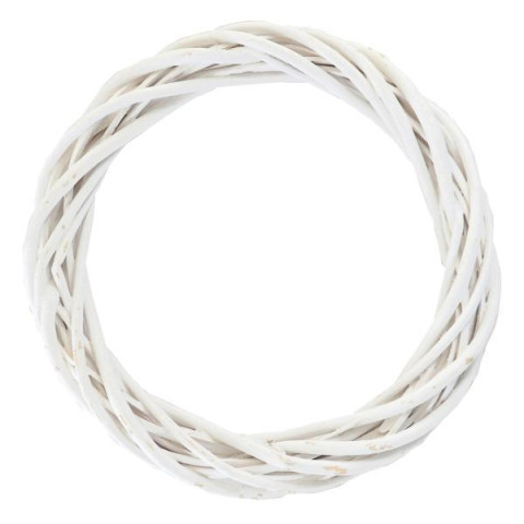 Вінок Yes! Fun ротанговий білий d-30см (974267) арт: 974267-tp