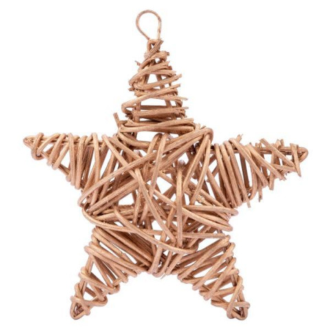 Зірка Yes! Fun ротангова золота об‘ємна, 15 см (974268) арт: 974268-tp