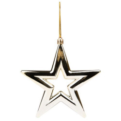 Новогодняя игрушка Novogod&lsquo;ko Звезда, 15cм, золото, глянец (974442)