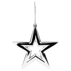 Новогодняя игрушка Novogod&lsquo;ko Звезда, 15cм, серебро, глянец (974443)