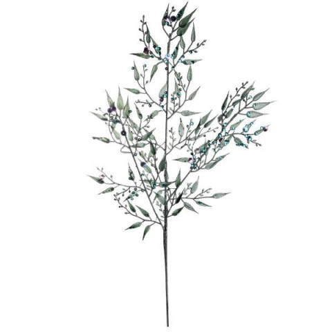 Гілка декоративна Yes! Fun, 82см, бірюза, гліттер (974601)