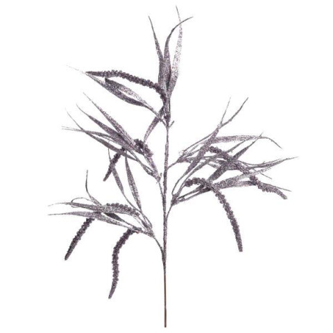 Ветка декоративная Yes! Fun "Колоски" 75см, темное серебро, глиттер (974603)
