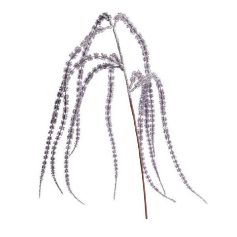 Ветка декоративная Yes! Fun "Ива" 86см, серебро, глиттер (974605)