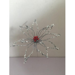 Декор Yes!Fun Серебряный цветок, 60 см (974725)