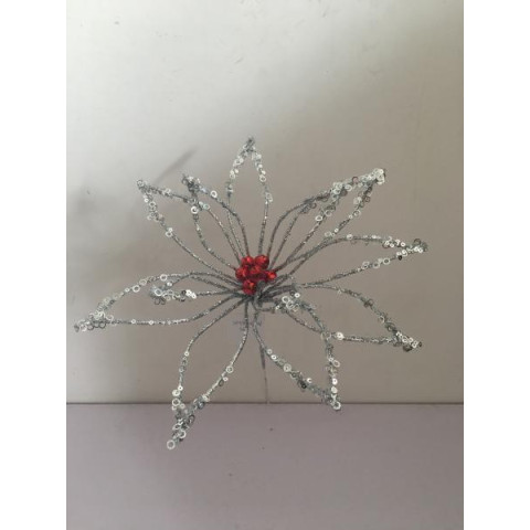 Декор Yes!Fun Серебряный цветок, 60 см (974725)