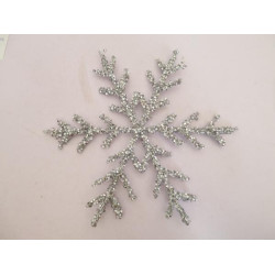 Декор Yes!Fun Снежинка, серебро, 25 см (974735)