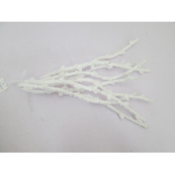 Гілка декоративна Yes!Fun Морозні бурульки, білі, 40 см (974740) арт: 974740-tp