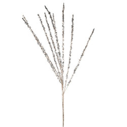 Ветка декоративная Yes! Fun серебряная в пайетках 88 см (974751)