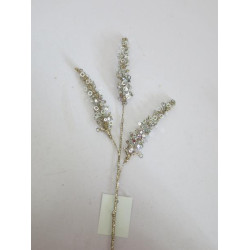 Ветка декоративная Yes! Fun серебряная в пайетках 30 см (974753)