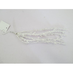 Гілка декоративна Yes!Fun Морозні бурульки, 30 см (974767) арт: 974767-tp