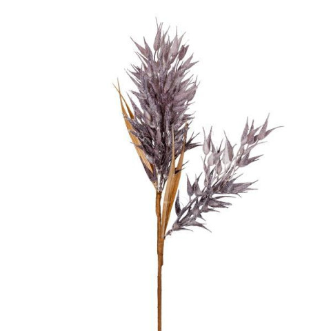 Гілка декоративна Yes! Fun Квітка кактуса, лілова, засніжена, 84 см (974807) арт: 974807-tp