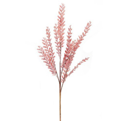 Ветка декоративная Yes! Fun розовая, заснеженная, 84 см (974812)