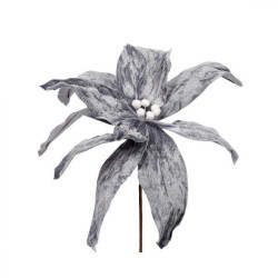 Квітка декоративна Yes! Fun Пуансетія сіра 42 см (974821) арт: 974821-tp
