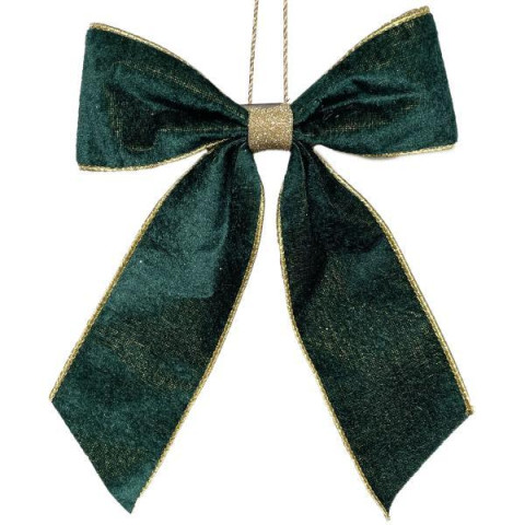 Украшение декоративное Yes! Fun Бант 19x16см изумрудный (974989)