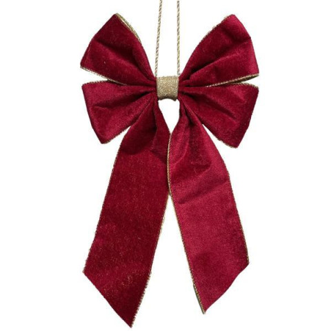 Украшение декоративное Yes! Fun Бант 28x16см бордо (974991)