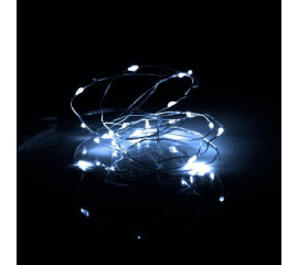 Электрогирлянда Yes! Fun Нить на медной проволоке 20 LED холодно-белая 2м статич батарейки (975021)