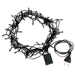 Электрогирлянда Yes! Fun Бриллиант 8 мм 80 LED, разноцветная, 8 м, 8 режимов мигания (975051)