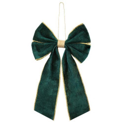 Украшение декоративное Yes! Fun Бант 28x16см изумрудный (975078)