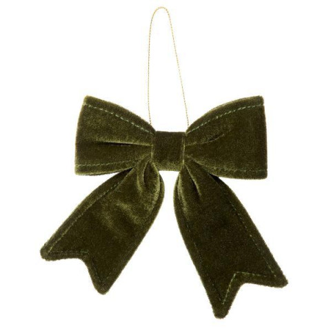 Украшение декоративное Yes! Fun Бант 12x13,5см темно-зеленый (975087)