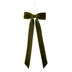 Украшение декоративное Yes! Fun Бант 38x16см темно-зеленый (975093)