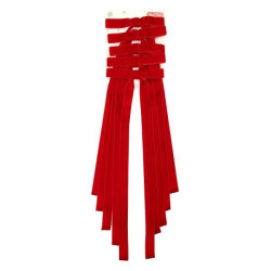 Набор украшений декоративных Yes! Fun Банты 36x12см бордо 5шт (975097)