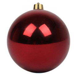 Новогодний шар Yes! Fun пластик 10cм бордо глянец (975100)