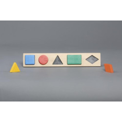 Рамка вкладиш Геометричні фігури 5, Komarovtoys (A 326)
