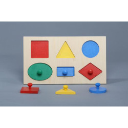 Рамка вкладыш Геометрические фигуры МАКСИ, Komarovtoys (A 328)